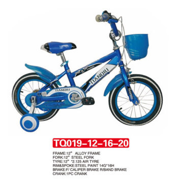 Bicicleta de cor azul crianças / belo design 12 &quot;